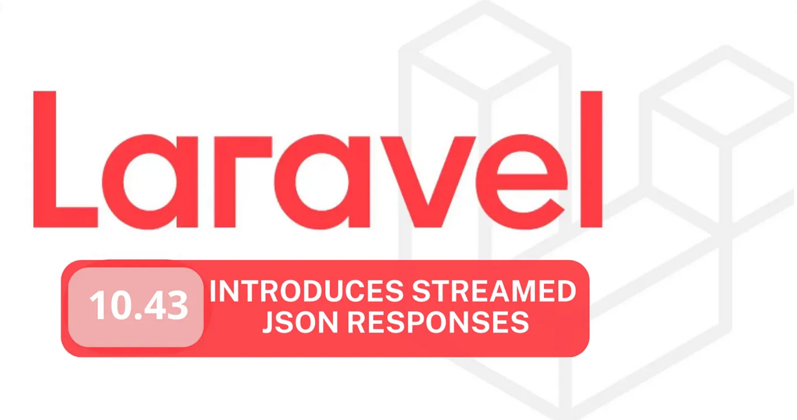 Laravel 10.43 introduces a new feature: streamed JSON responses.